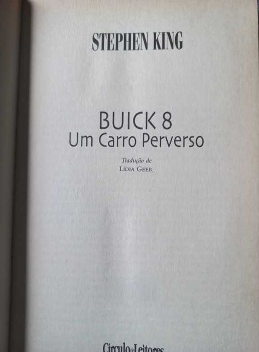 Buick 8 - Um Carro Perverso - Stephen King