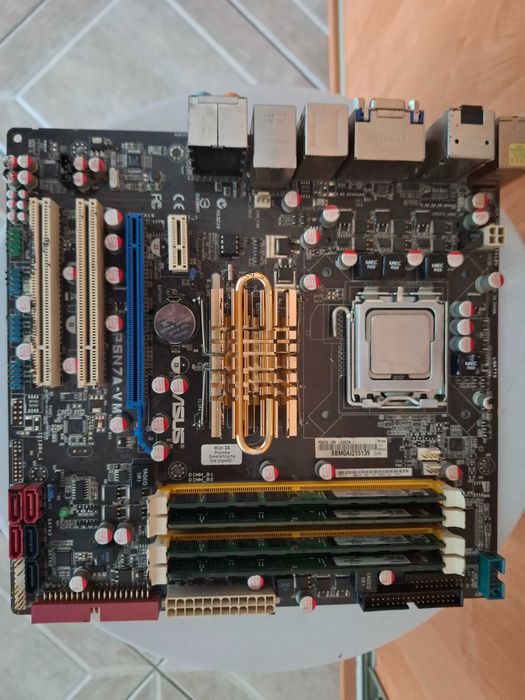 Płyta główna Asus P5N7A-VM + Core2Quad Q6600 + 8GB RAM nr 367