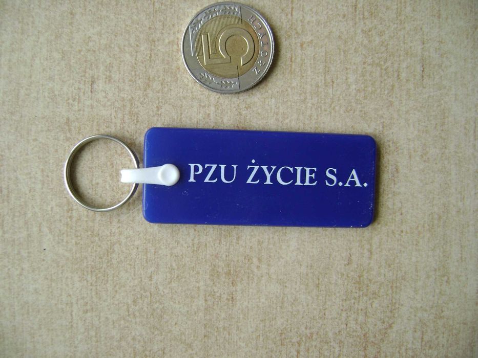 Starocie z PRL - Breloczek PZU = kolekcjonerski