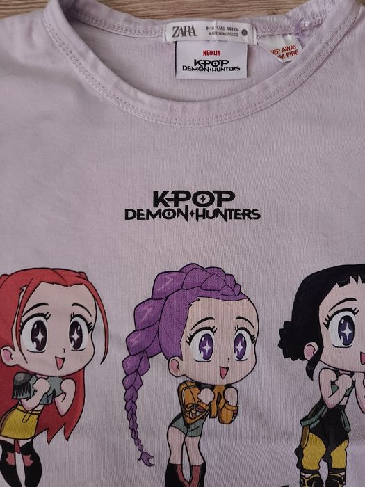 Piżama Zara Demon Hunters kpop 140