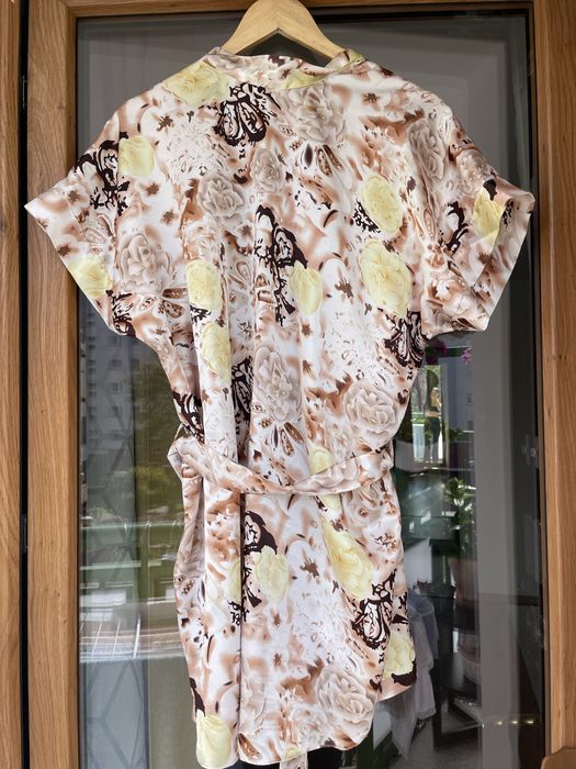 Lekki szlafrok w kwiaty – rozmiar uniwersalny