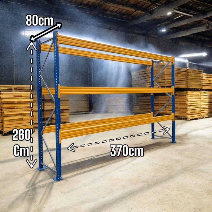 Regały magazynowe paletowe półkowe