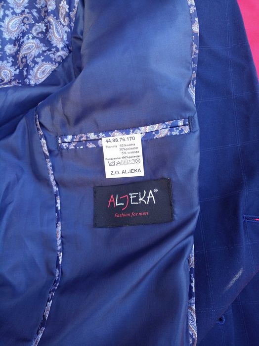 Garnitur męski Aljeka Granatowy