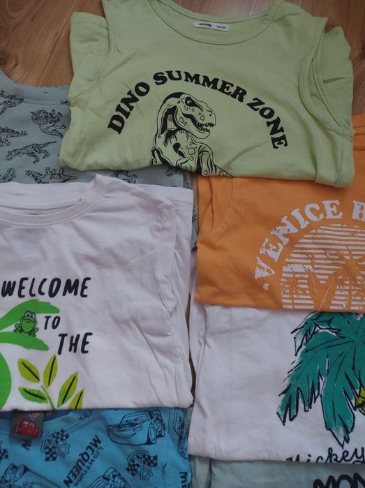 Zestaw 10szt koszulek t-shirtow dla chłopca Sinsay
