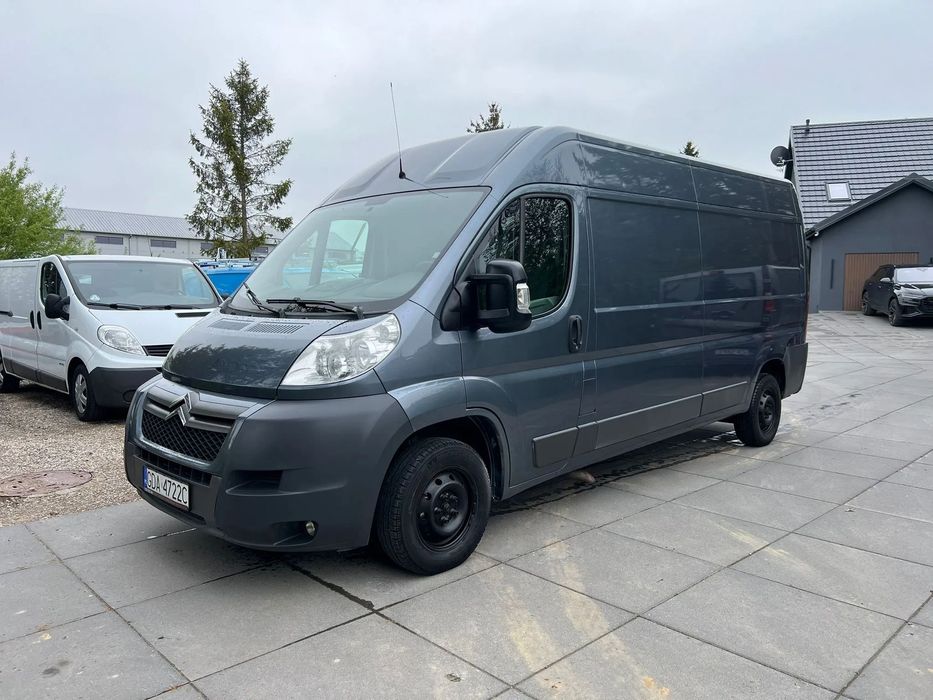 Citroën JUMPER L3 H2 SILNIK 3L KLIMATYZACJA  Sprowadzony Zarejestrowany Gotowy do pracy Faktura VAT MARŻA