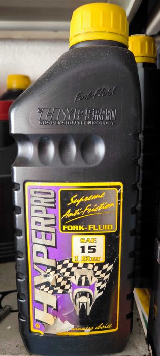 Óleo suspensão frente moto