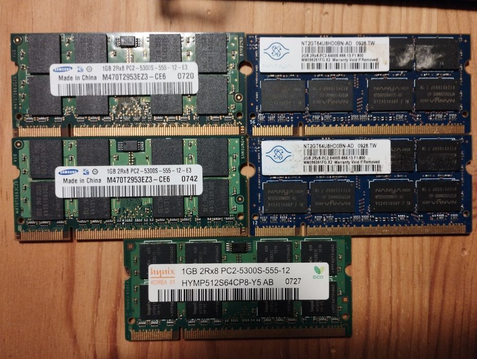 Memória ddr2 laptop