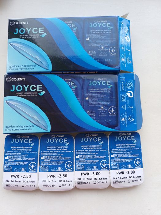 Продам контактні лінзи Joyce