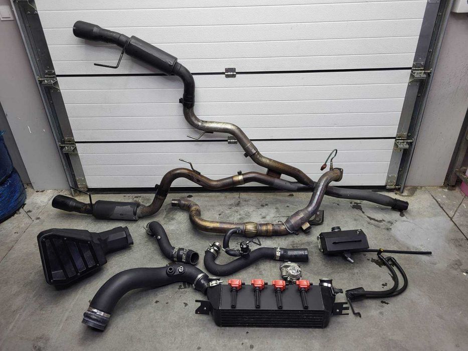 Downpipe wydech ic dolot Ford Mustang 2.3 gen VI 2015, 2018, 2023