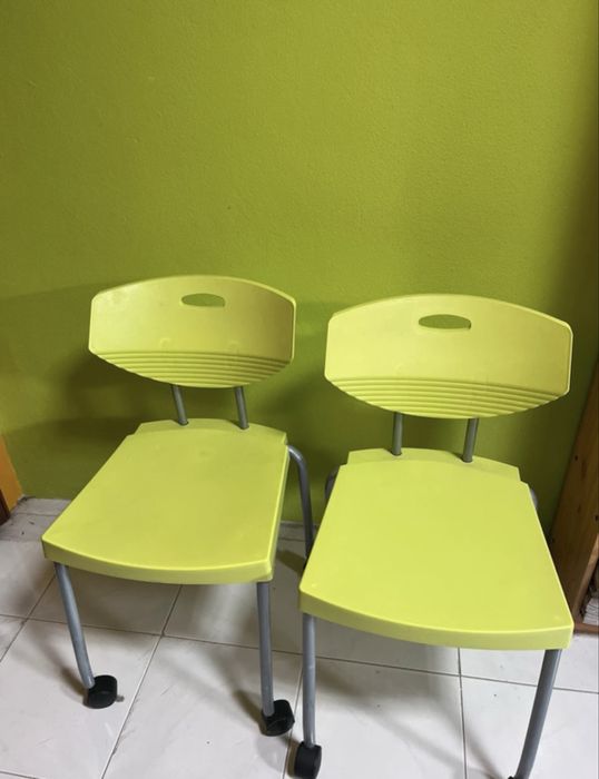 Cadeiras Secretaria Verdes