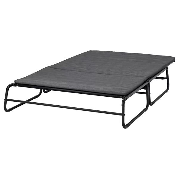 Sofa cama IKEA HAMMARN Cinza, com espuma.