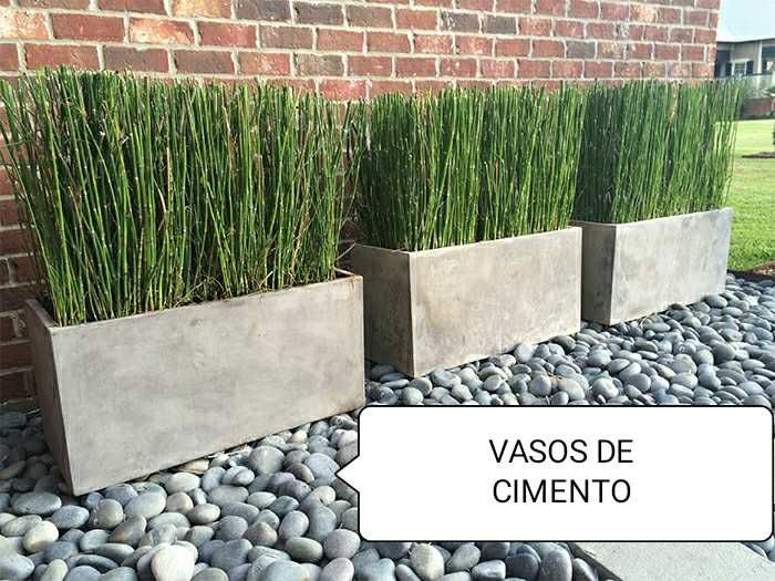 VASOS de Plantas em cimento