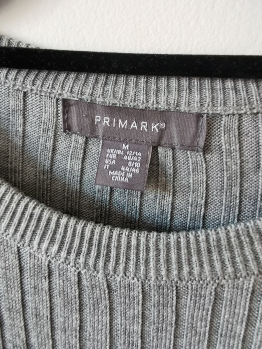 Sweter szary Primark M /L elegancki koszula