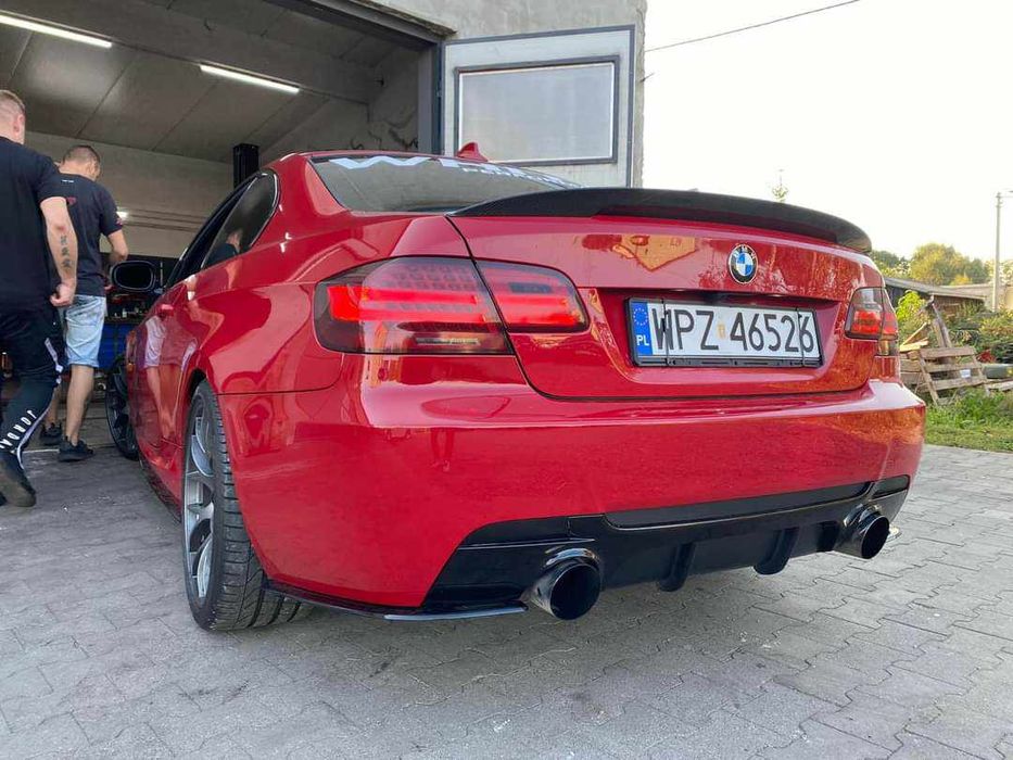 BMW E92 Lotka Spojler Tylna Dokładka M-performance Czarny Połysk