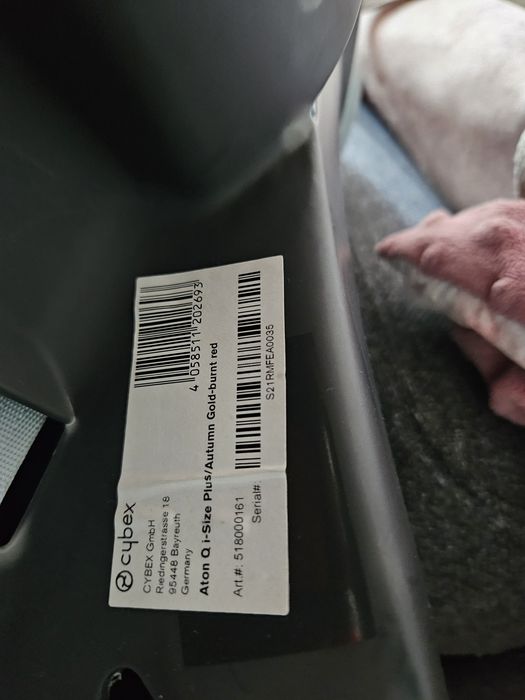Fotelik samochodowy Cybex Aton Q i-size z bazą izofix
