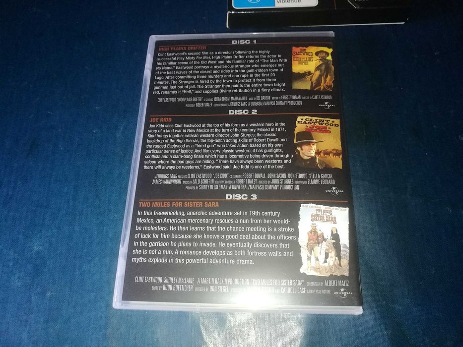 CLINT EASTWOOD (Pack3 Filmes DVD) legendagem em Inglês