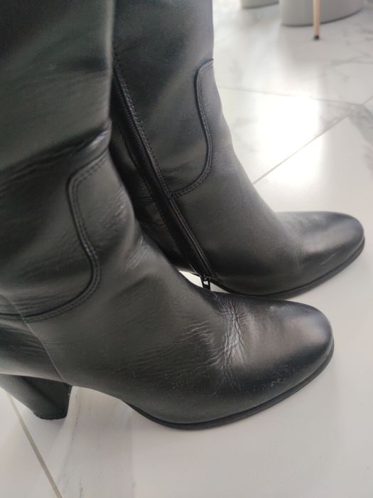 Czarne kozaki Gino Rossi 40