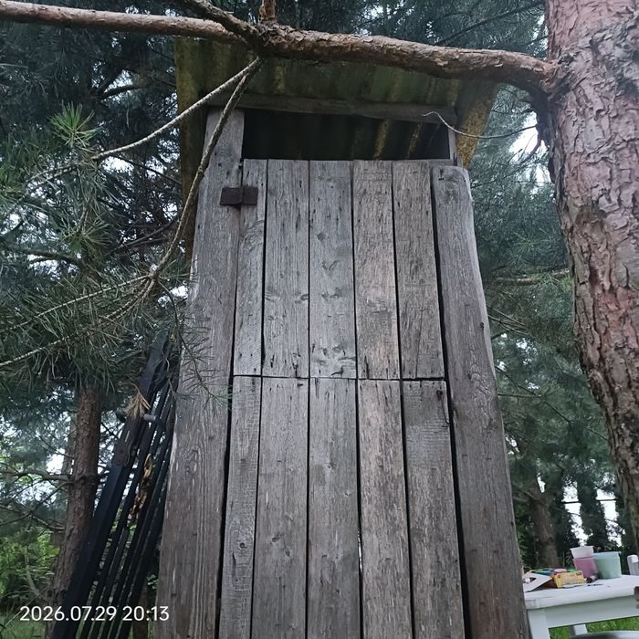 Wychodek wc na budowe