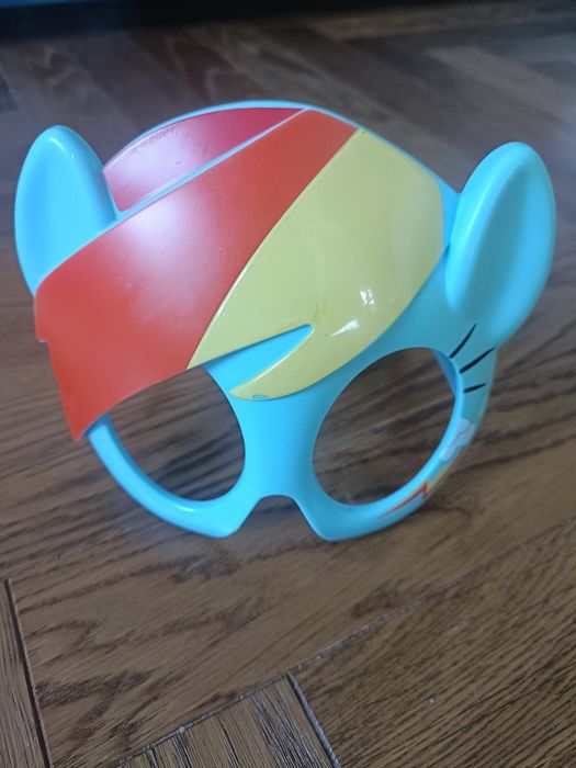 Maska okulary my little pony rainbow dash