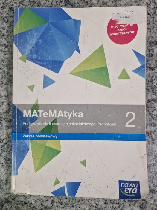 Matematyka  2 zakres podstawowy Nowa Era