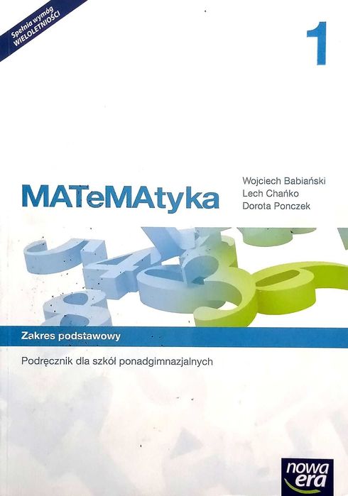 543 Podręcznik Matematyka