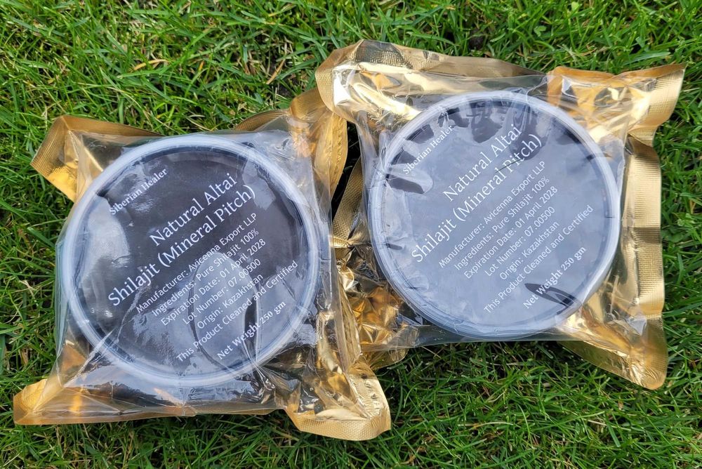 2x Mumio Shilajit z Ałtaj (Syberia) 2x250=500 gram żywica