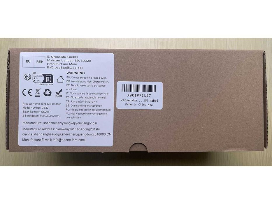 Gniazdko Stołowe do Zabudowy 2 Gniazda Wtykowe USB Brak Mocowań