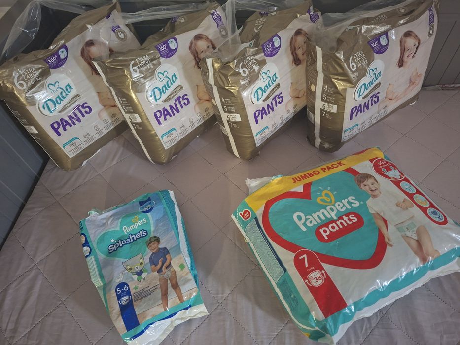 Dada pants rozmiar 6 + pampers pants