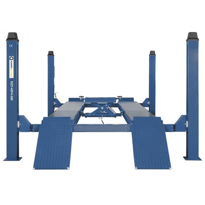 Elevador de 4 colunas de 4.5 ton.  de alinhamento, transp.e montagem i