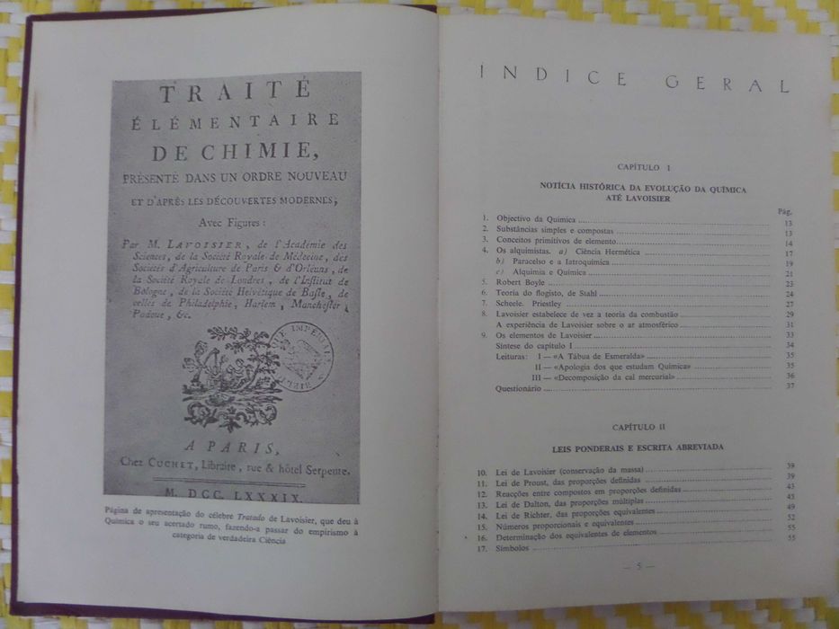 Compêndio de química para o 6º ano dos liceus – 1963