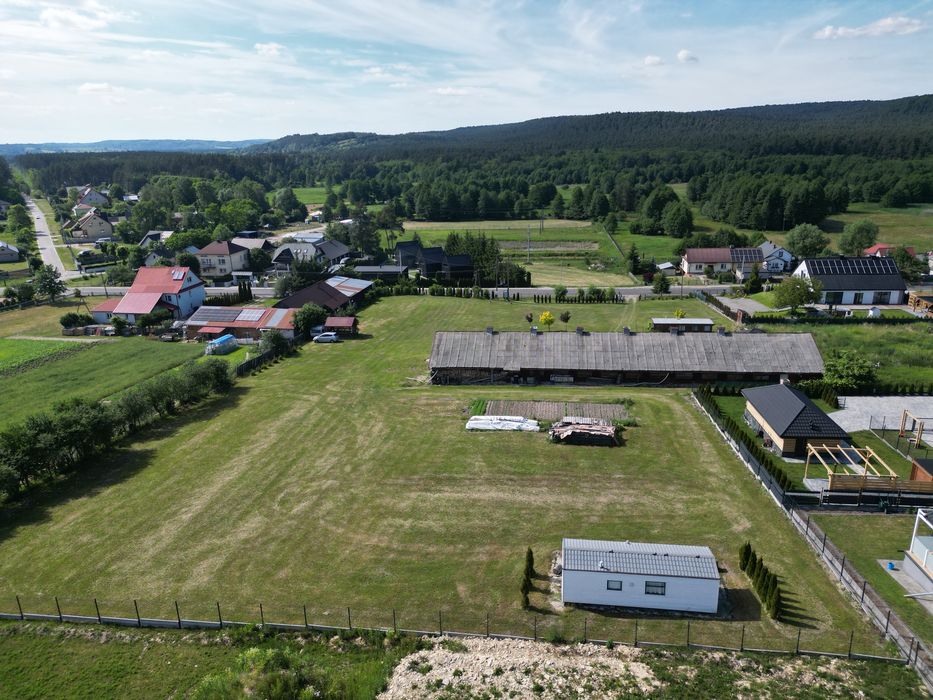 Działka 80,66 ar z halą 600 m² | Obrocz | 4 km od Zwierzyńca