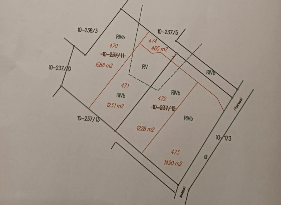 Działka budowlana Przerwanki , Węgorzewo