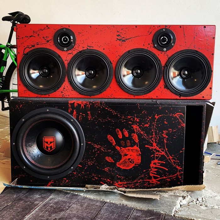 Корпус короб ящик для сабвуфера