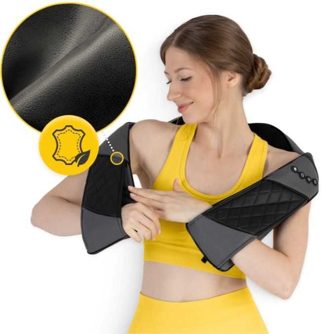 Masażer Pas masujący kark ramiona plecy shiatsu LUXURY+ 4FIZJO ORGINAŁ !!