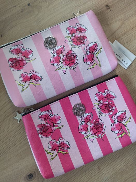 Zestaw dwóch pięknych kosmetyczek. Wzór jak Victoria Secret. Nowe