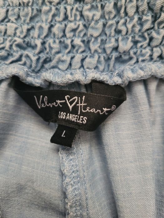 Szeroki spodnie z tencelu Velvet Heart