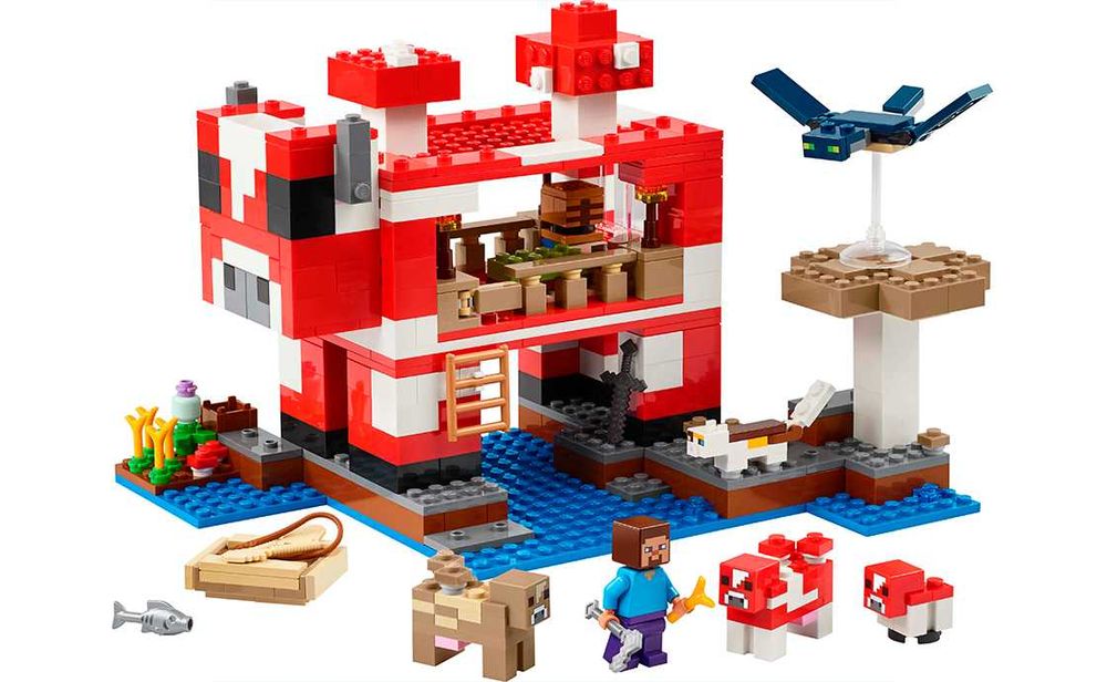 Lego Minecraft 21270 Грибной дом. В наличии