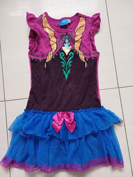 Sukienka Anna z Krainy Lodu r.122/128