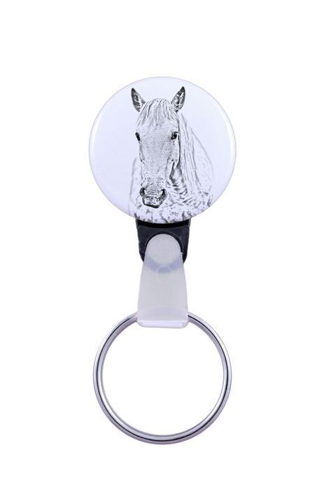 Koń Camargue brelok z koniem mały Art-Dog