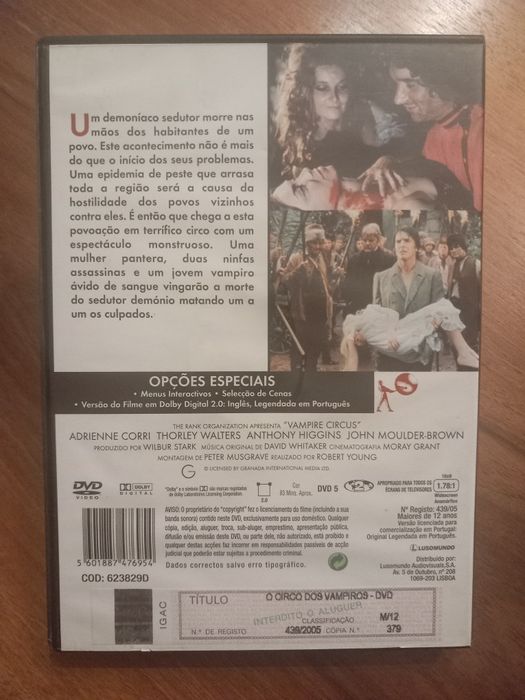 O Circo de Vampiros (Robert Young)
