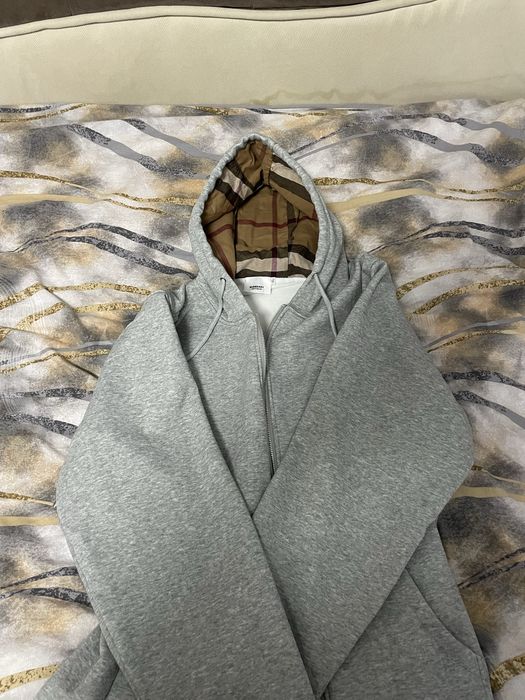 Зіпка/Кофта від burberry, барбері сіра зіп-худі