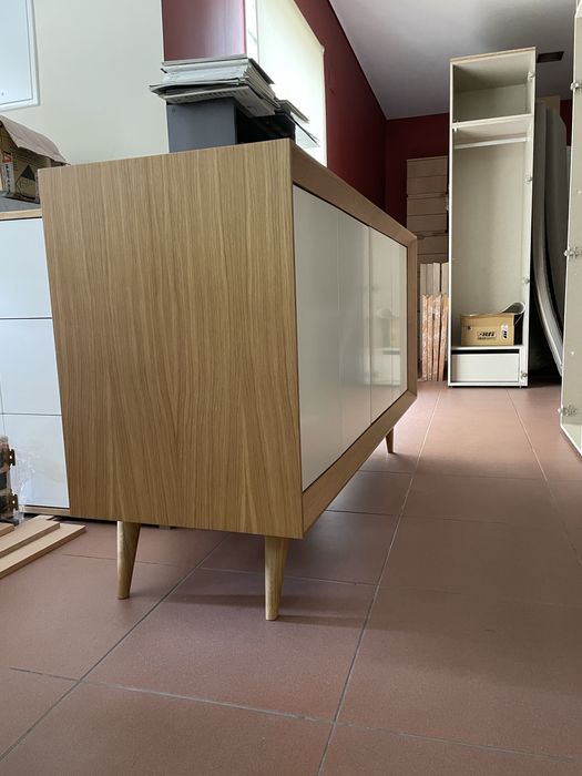 Aparador de Sala Madeira e Lacado