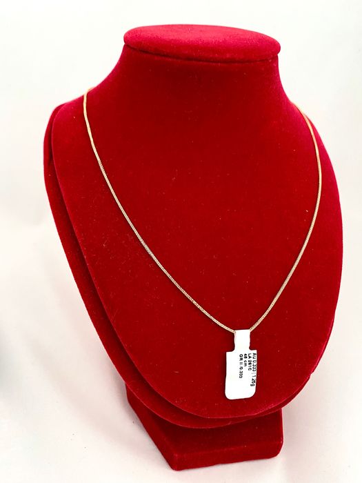 Nowy Złoty naszyjnik łańcuszek Lisi Ogon diamentowany. Sklep