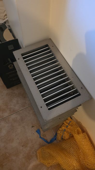 5 grelhas de ventilação de embutir