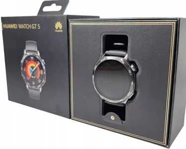 Idealne Huawei Watch GT 5 46mm 2-kolory Black/ Blue Kraków ul. Krakowska 4 Sklep GSM