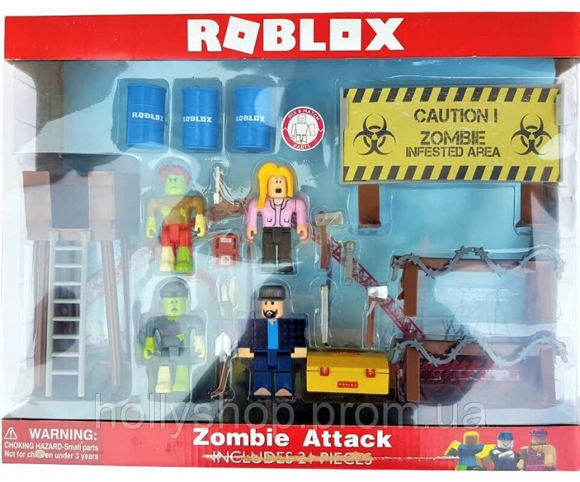 Playset Zombie Attack Roblox Tv Movies Video Games - roblox zombie rush set