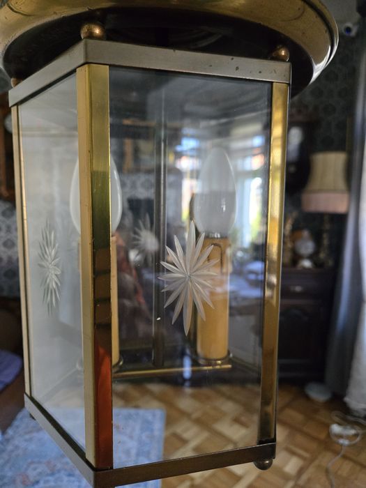 Lampa wisząca żyrandol latarenka Kalisz