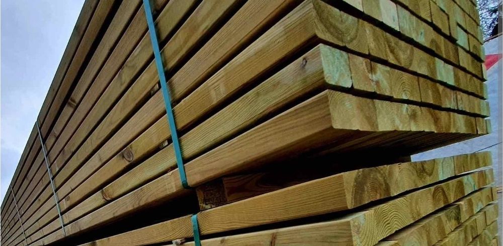 Drewno konstrukcyjne Deski krokwie słupy TANIO