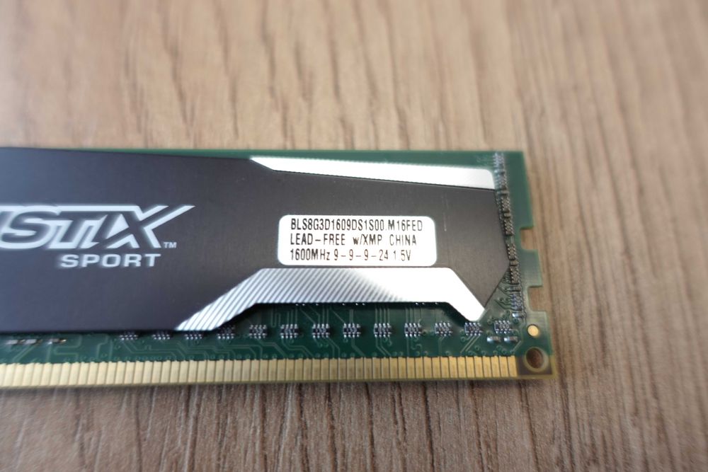 Pamięć RAM DDR3 Crucial BalliStix Sport 12800, 1600MHz 8GB 16GB 32GB
