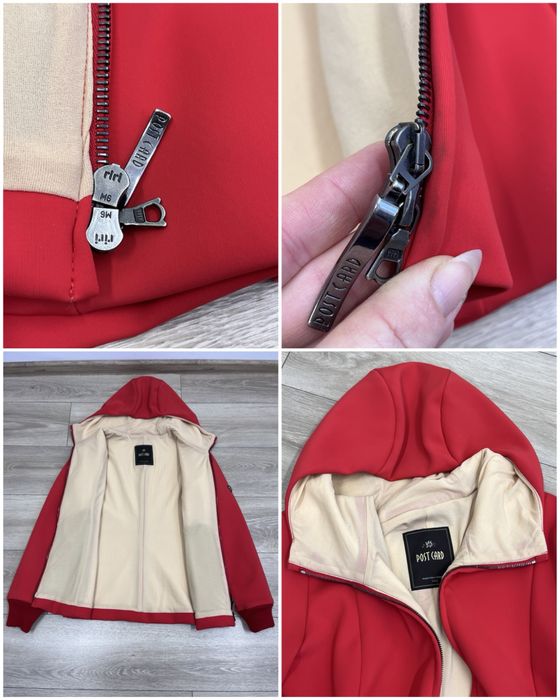 Post Card лижний костюм куртка штани червоний жіночий гірськолижний